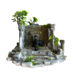 oneshape™ 3D Printed Shiva Lingam Mini Temple – Realistic Temple Look