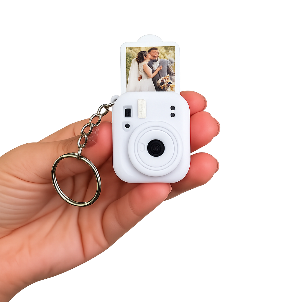 oneshape™ Personalized Mini Camera Photo Keychain