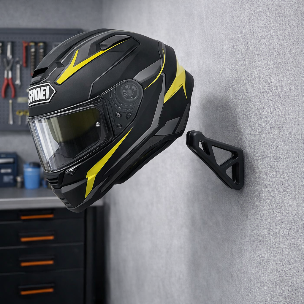 oneshape™ Universal Wall-Mounted Helmet Hanger – Minimal, Strong & Foam Safe ( Pack of 4 ) - Image 4