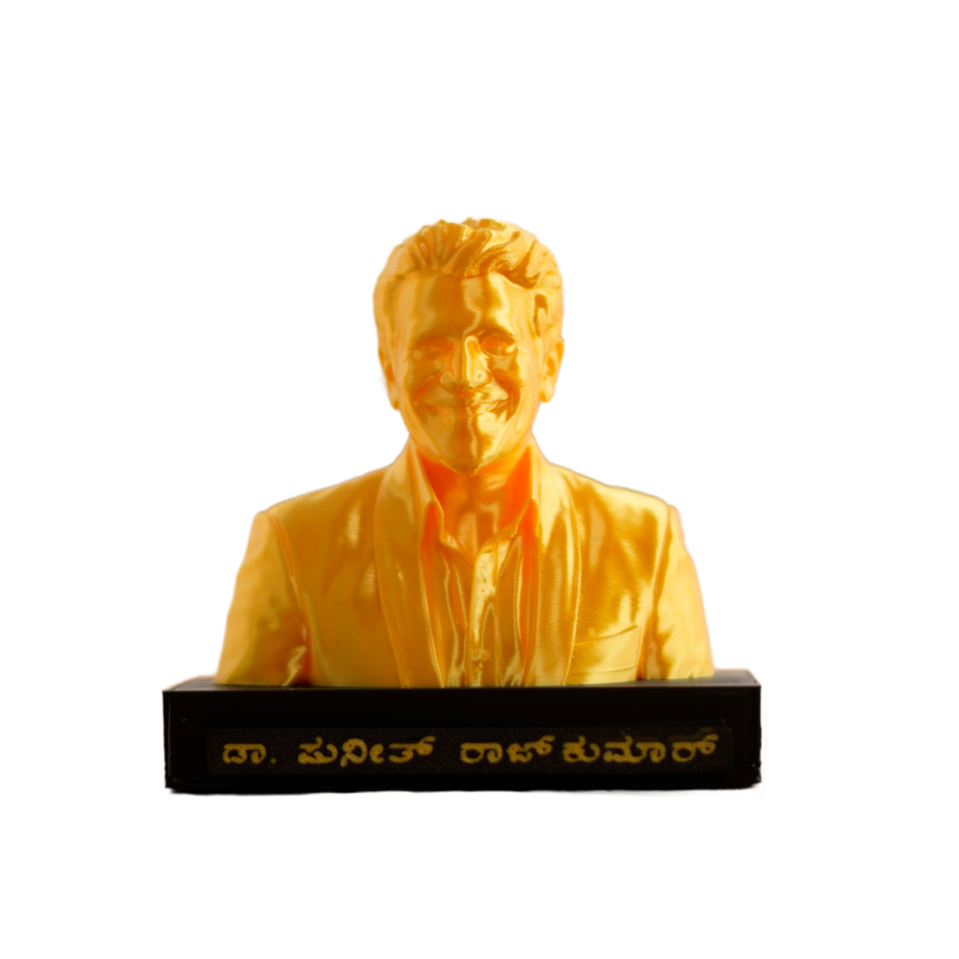 oneshape™ Appu (Dr. Puneeth Rajkumar) Miniature Statue – Premium 3D Printed Desk & Car Dashboard Decor