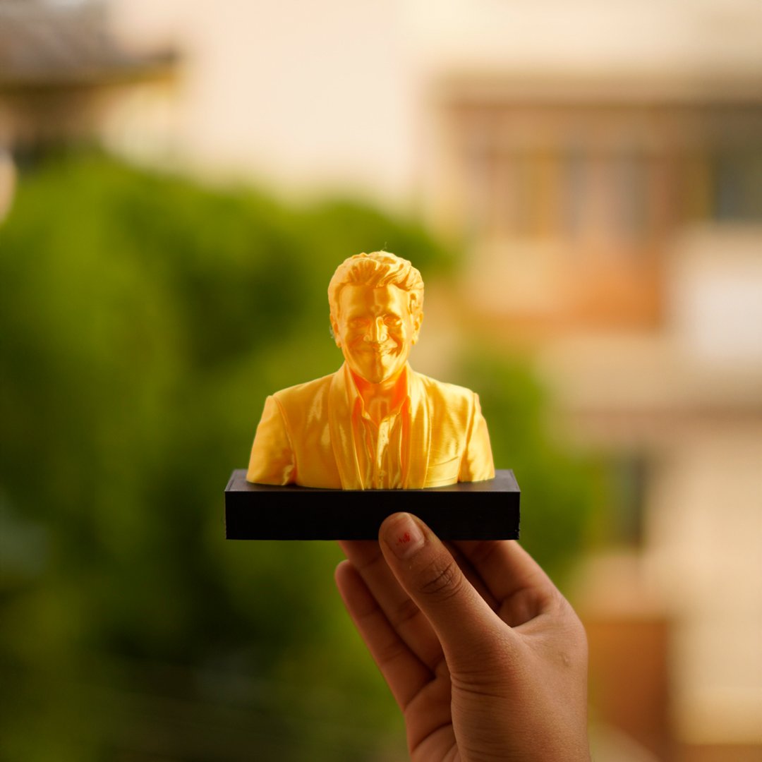 oneshape™ Appu (Dr. Puneeth Rajkumar) Miniature Statue – Premium 3D Printed Desk & Car Dashboard Decor - Image 4