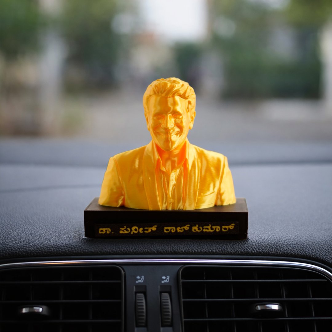 oneshape™ Appu (Dr. Puneeth Rajkumar) Miniature Statue – Premium 3D Printed Desk & Car Dashboard Decor - Image 2
