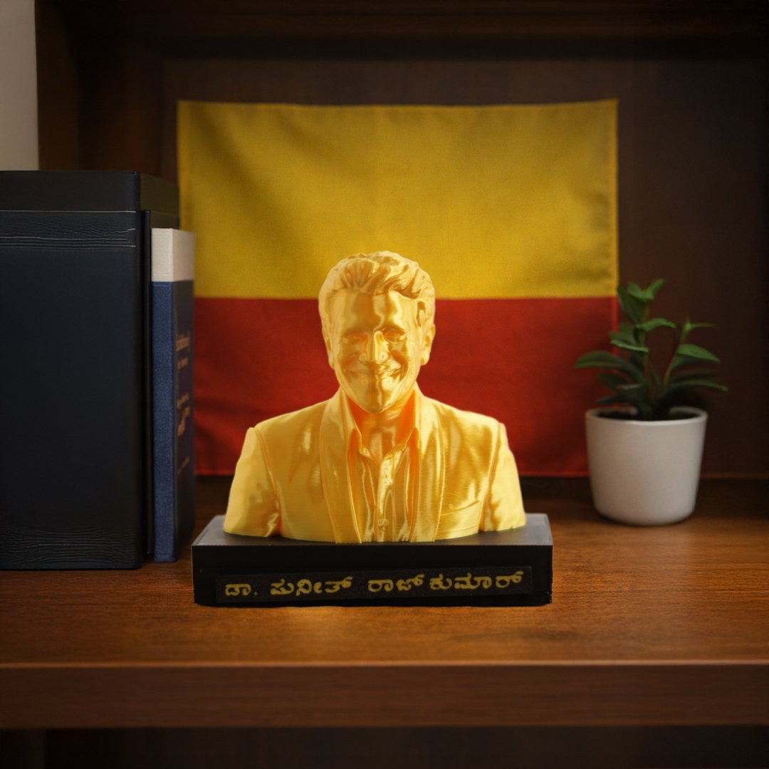 oneshape™ Appu (Dr. Puneeth Rajkumar) Miniature Statue – Premium 3D Printed Desk & Car Dashboard Decor - Image 3
